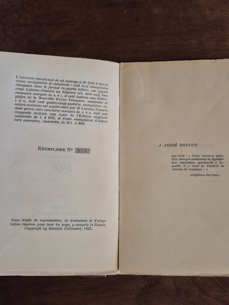 Drieux la Rochelle - "Le Jeune Europèen" - 1927 #3.2