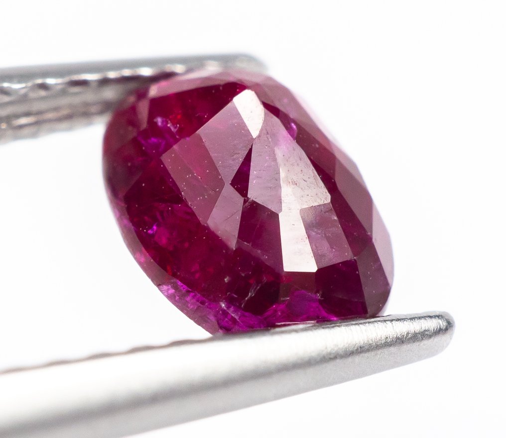 没有保留价 红宝石 - 1.15 ct - Bellerophon 宝石实验室 - 深红色(莫桑比克) #3.2