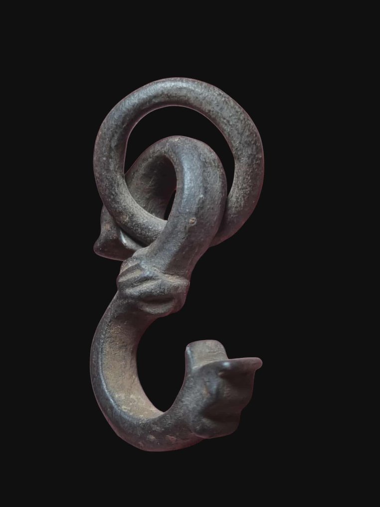 維京時代 铜制极稀有的法夫尼尔护身符 墜飾  (沒有保留價) #3.2