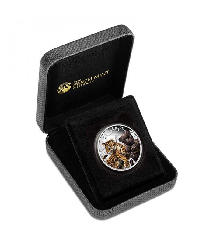 Tuvalu. 50 Cent 2016 Cubs - Jaguar- 1/2 Oz(.999) mit CoA und BOX (Zonder Minimumprijs) #1.0