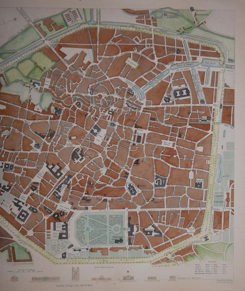 Belgium - Brussels; SDUK - Brussels - 1851-1860 #2.1