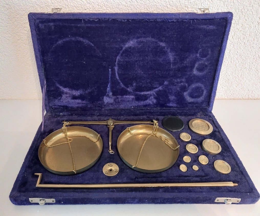 Ζυγαριά - Ορείχαλκος, Textile - Goud/Juweliers Balans #1.0