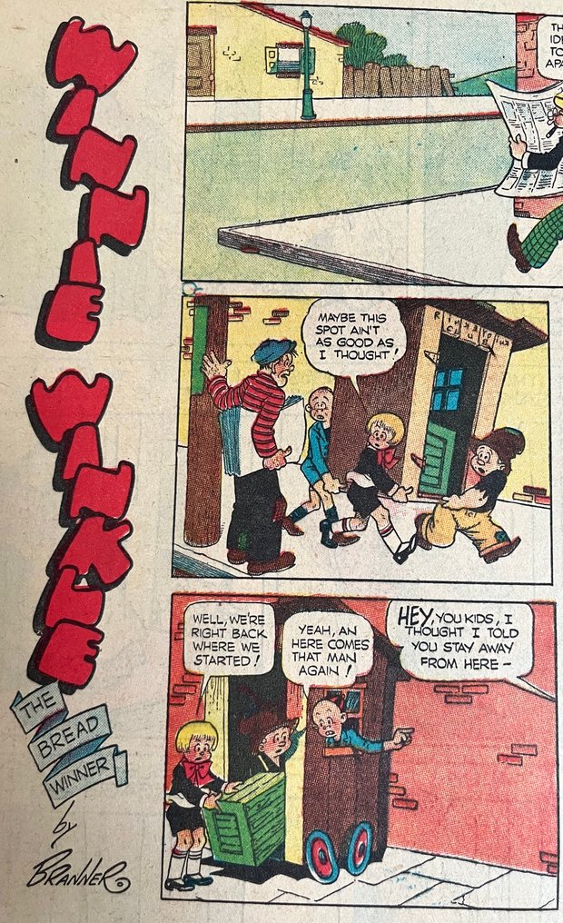 Winnie Winkle - Mickey Mouse, Cranberry Bogs, Disney Tales and others - 500 Newspaper pages & strips - 1933/1950 #1.0