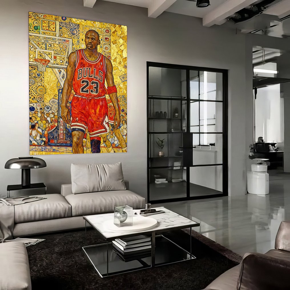 Jacob Hitt - does Michael Jordan GOLD w/COA XXL #1.0