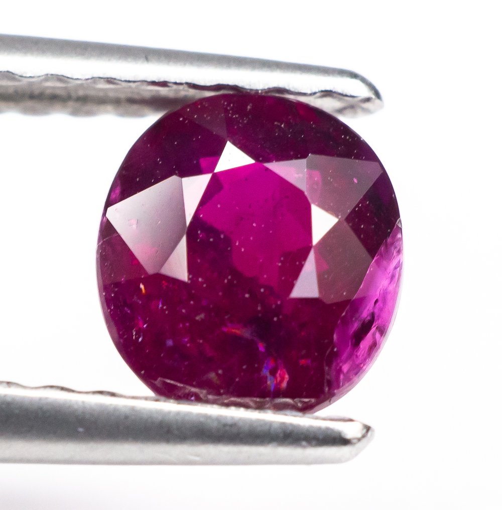 χωρίς τιμή ασφαλείας Ρουμπίνι - 1.04 ct - Lotus Gemology - Έντονο κόκκινο (Βιρμανία) #1.0