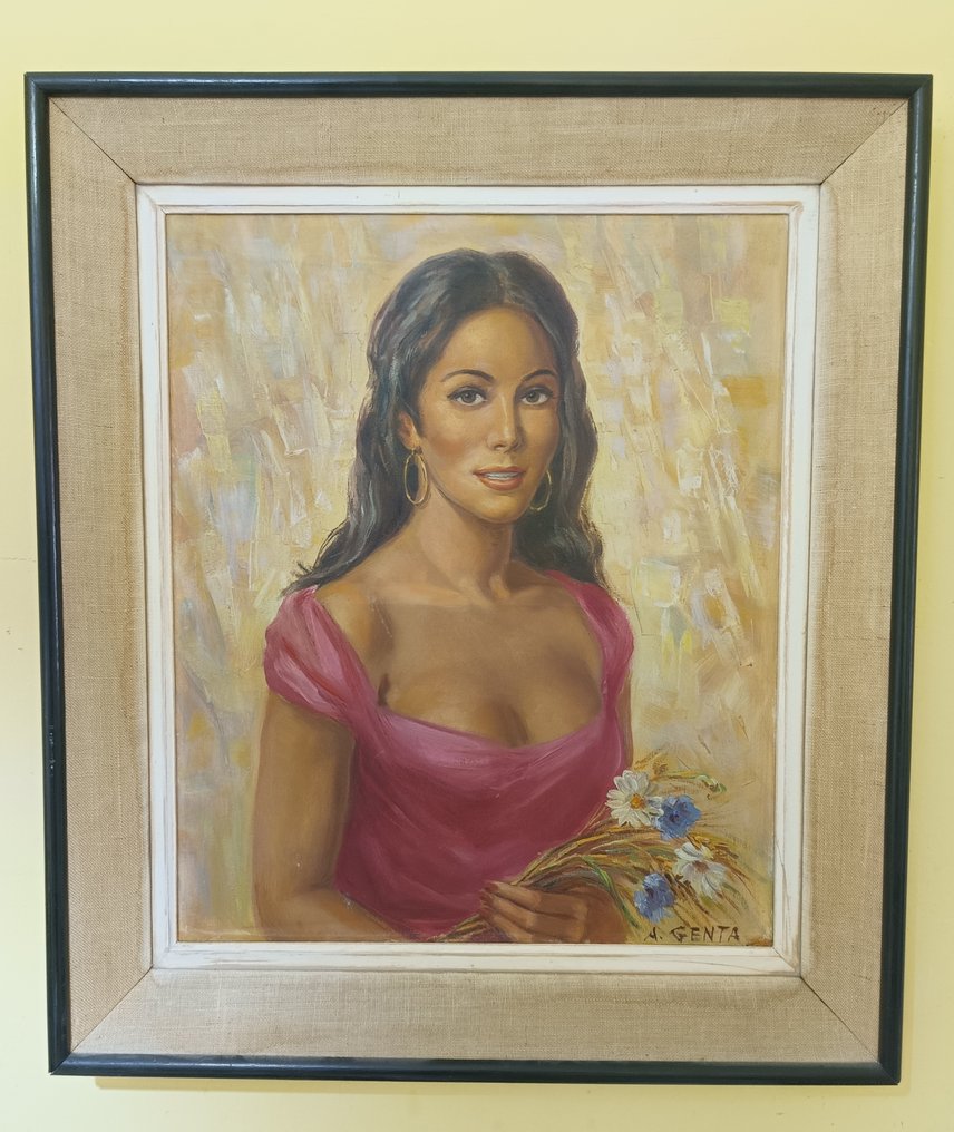 Albert Genta (1901-1989) - Ritratto di ragazza - No Reserve #1.0