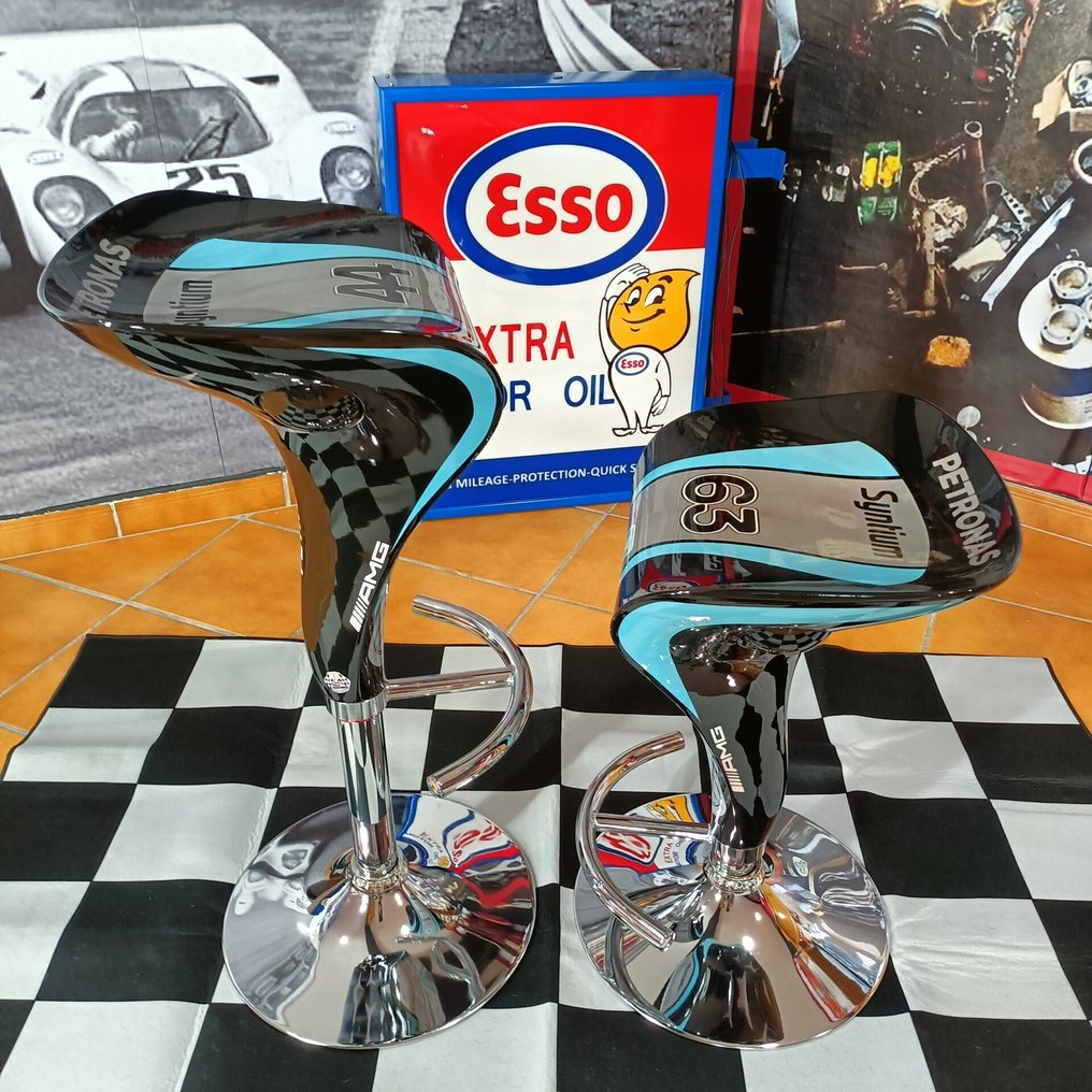 sgabello - Pole Position Racing Decoration - MERCEDES F1 2024 - 2024 #4.3