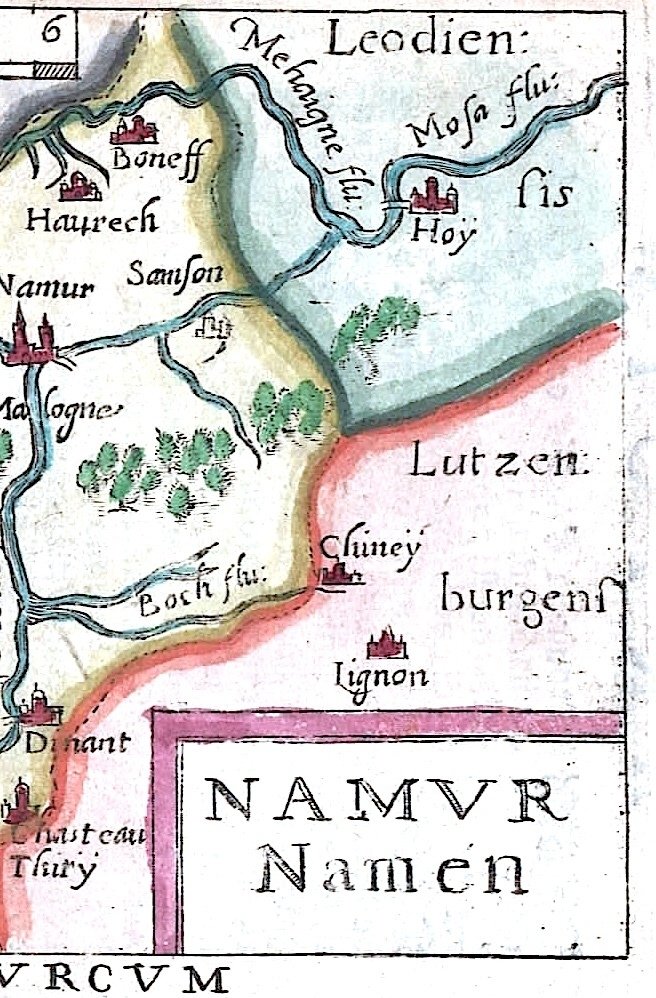 Belgium - Namur; Ortelius / Turrini - Namur Namen - 1655 #2.1