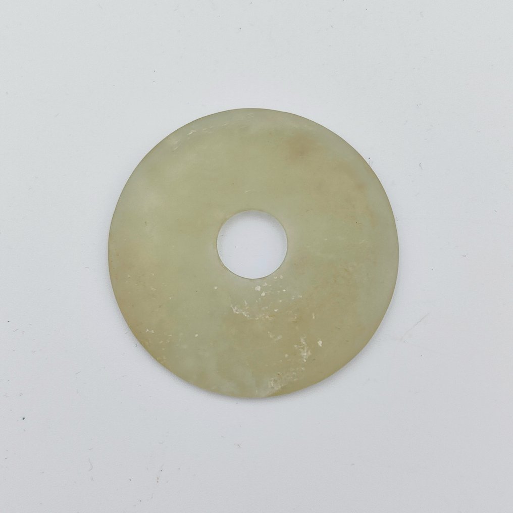 古代中缅 岩石水晶 旅行碧盘 - 宇宙之力珠链吊坠 - 60 mm  (没有保留价) #4.3