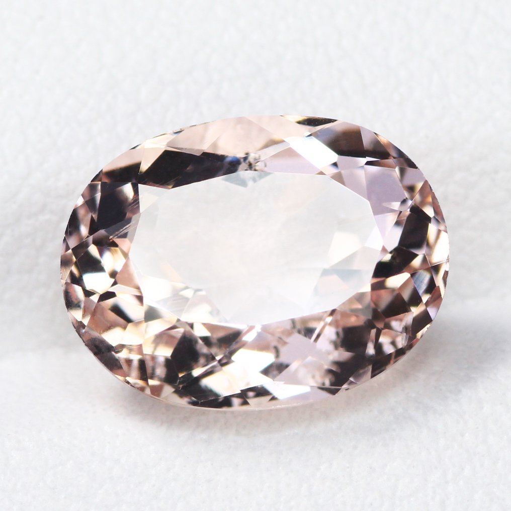 Nincs minimálár - 1 pcs Rózsaszín, Narancssárga Morganit - 3.99 ct - Nemzetközi Színes Drágakő Szövetség (ICA GemLab) - Nem melegített - Nem kezelt #3.2