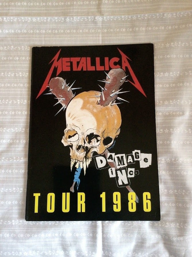 金屬製品樂團 - 第一版日本巡回演唱会手册 1986 + 日本宣传单（1998年和2003年） - 1986 #3.2