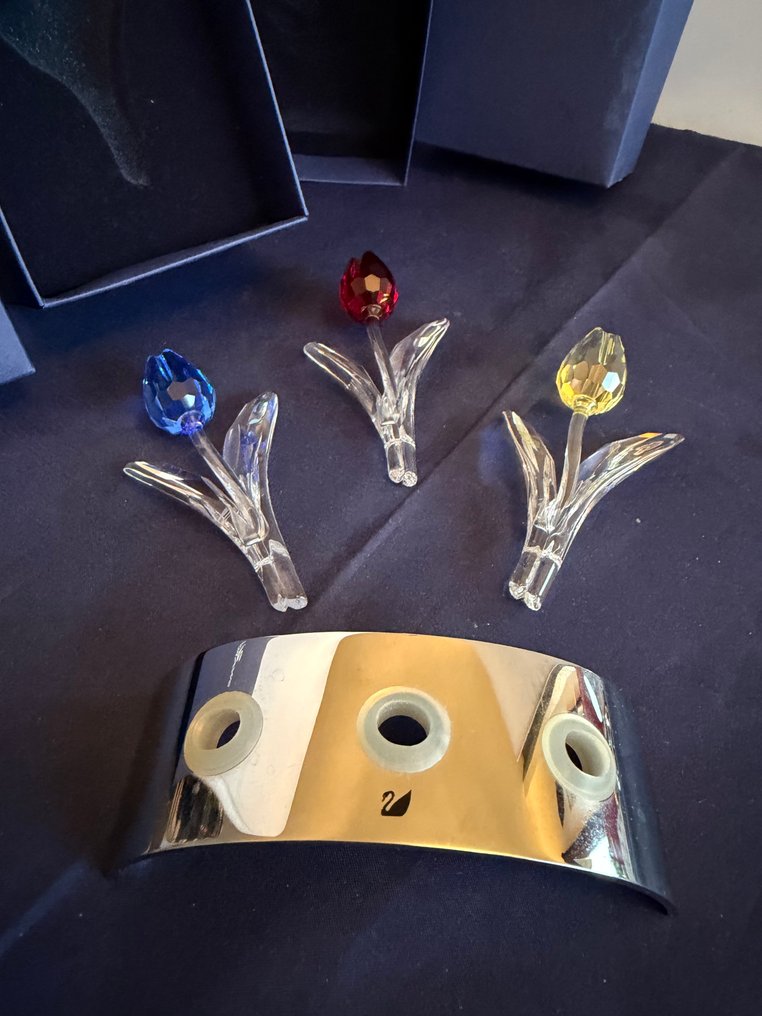 Swarovski - Statuetta - Swarovski tulpenset - Cristallo, Metallo, Vetro #4.3