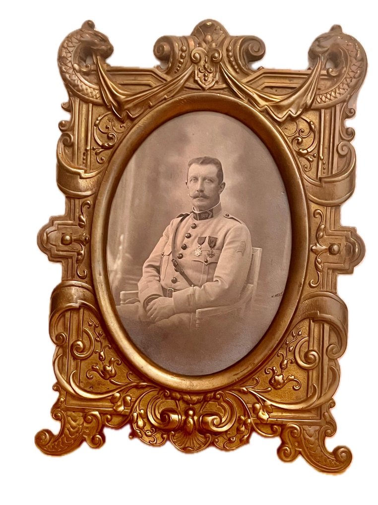 atelier de fonderie vers 1900 - Picture frame  - Bronze #1.0