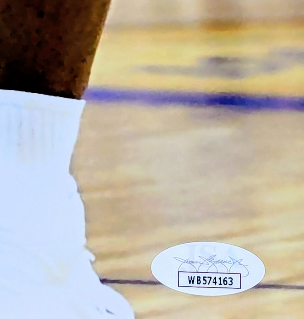 Los Angeles Lakers - NBA - Shaquille O'Neal - JSA original autograph on a 40 x 50 cm photo featuring Kobe Bryant. #3.2