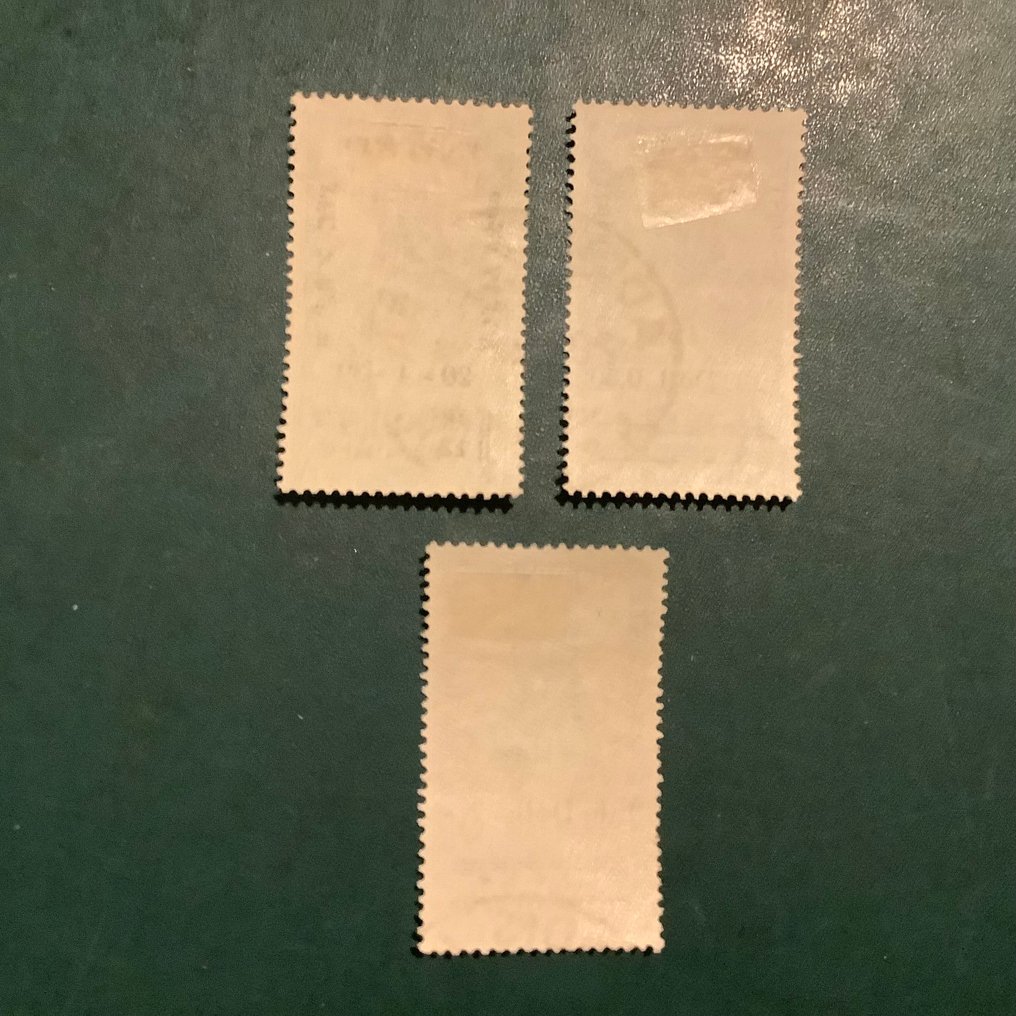 Ethiopia 1947 - Airmail series for the renovation of the Basilisk. - Michel 18/20 #2.1