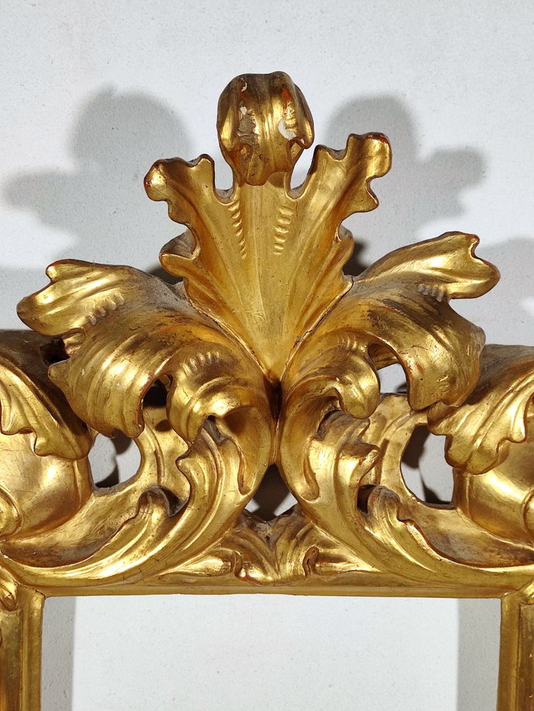 manifattura Piemontese 1740-1750 - Frame- Golden and Meccata - Wood - Old frame 38 x 53 cm. #4.3
