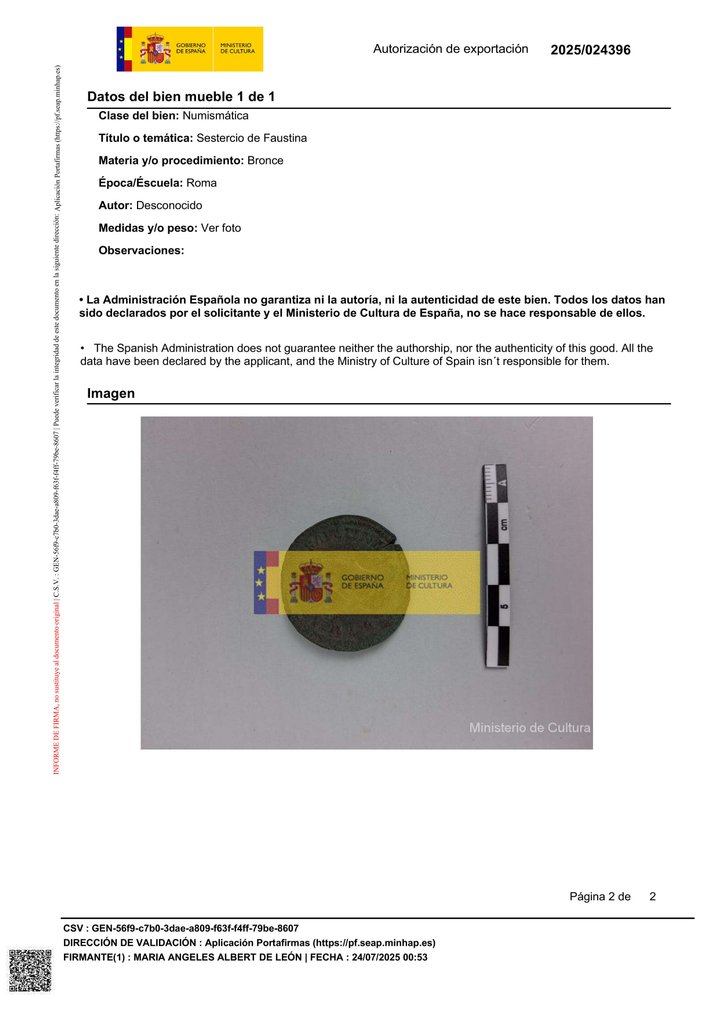 Empire romain. Faustine Ière († 140/1 apr. J.-C.). Sestertius Rome - Aeternitas #3.2