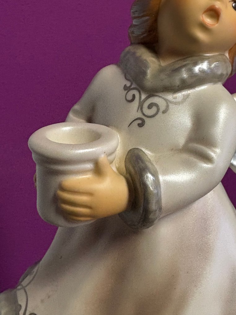 Goebel: kerstengel als kaarsenhouder - Figure - Earthenware #1.0