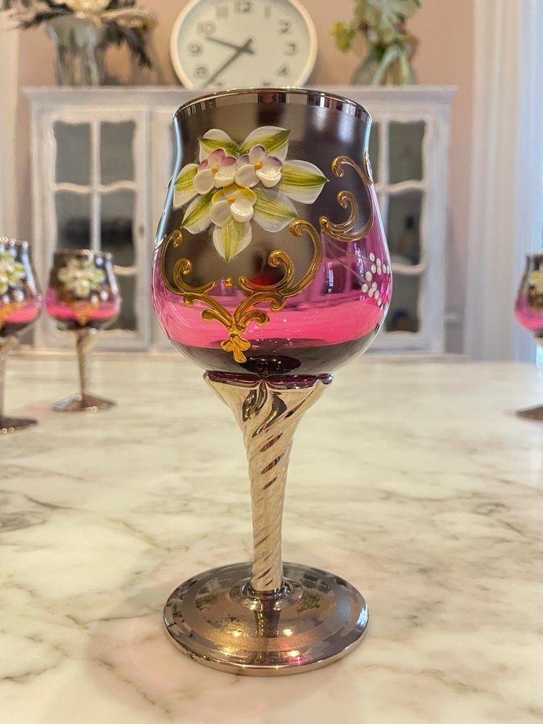 Σετ ποτού (6) - Γυαλί - Ποτήρια τριών εστιών 24k #2.1