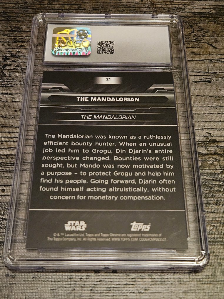 Topps - 1 Graded card - Star Wars #21 Carta/cromo Parallel, Carta seriada, Foil, Edición limitada - CGC 10 #1.0