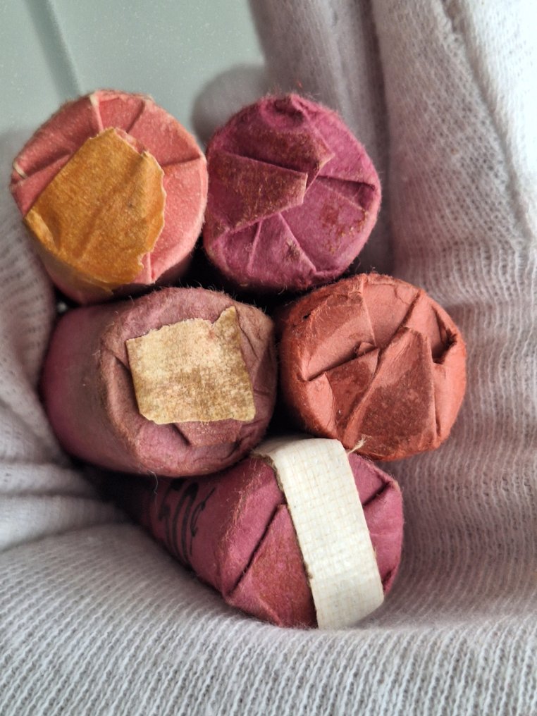 Statele Unite. 50 cents roll 5 old Cent Rolls whapped in old paper (Fără preț de rezervă) #3.2