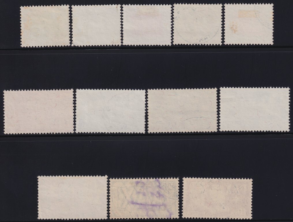 瑞士 1945 - Pace 12值系列 Unif.405/415+417 用于 Spl #1.0