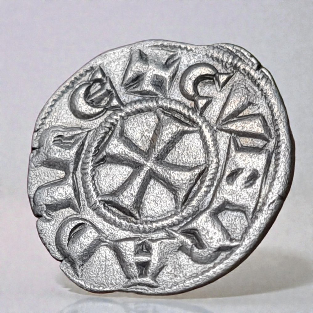 義大利- 熱那亞. 1139-1339AD. Denarius  (沒有保留價) #2.1