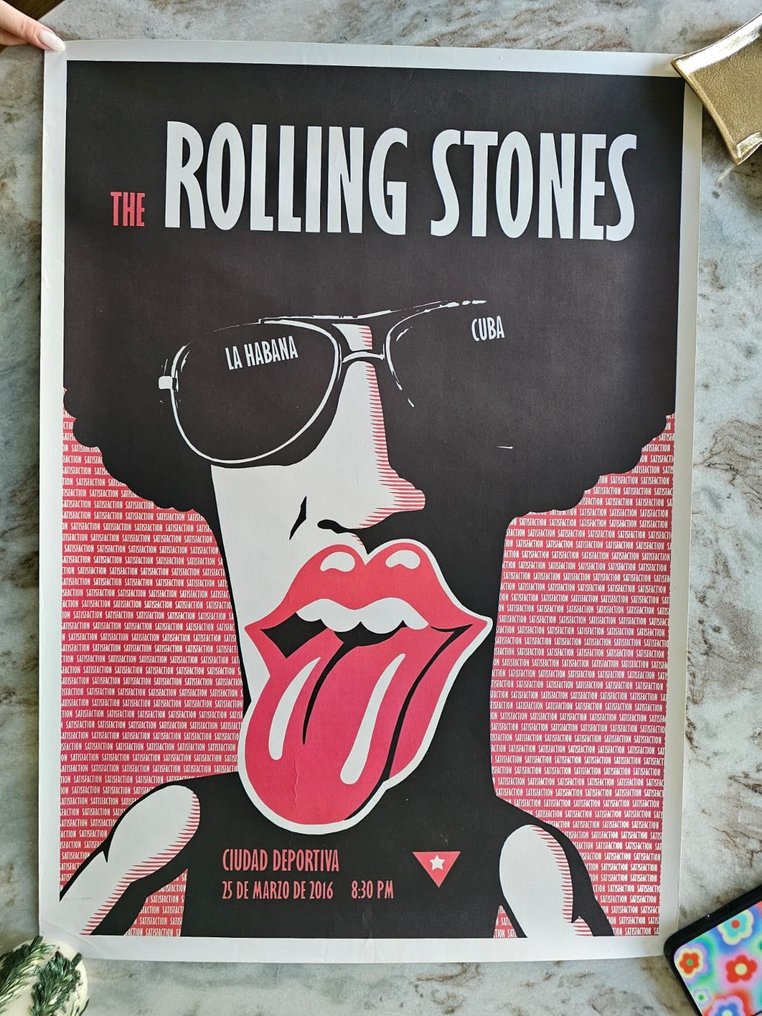 滾石樂團 - 宣传海报 - 哈瓦那体育城2016 - 2016 - 限量版 #1.0