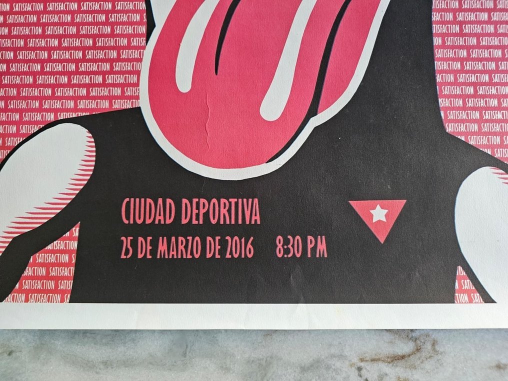 滾石樂團 - 宣传海报 - 哈瓦那体育城2016 - 2016 - 限量版 #1.0