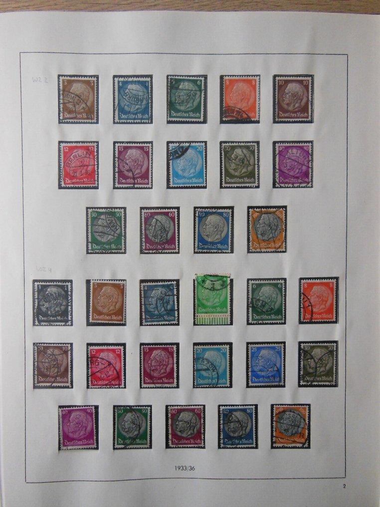 German Empire 1933/1945 - Collection in SAFE album with diverse qualities. #4.3