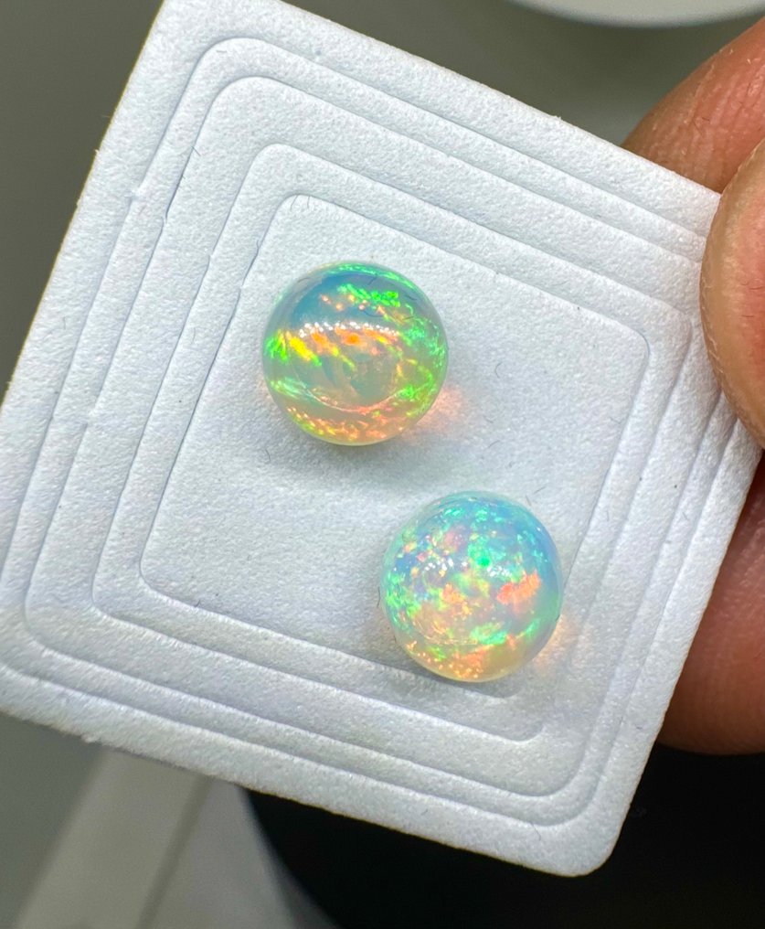 蛋白石 珠寶- 0.72 g - (2) #1.0