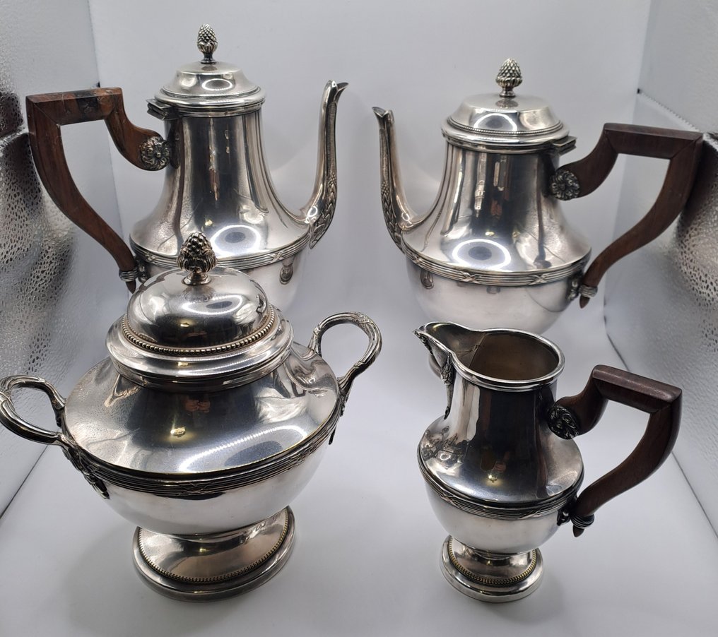 DUROUSSEAU - Kaffeeservice - versilbertes Metall - Kaffee-/Tee-Service #1.0