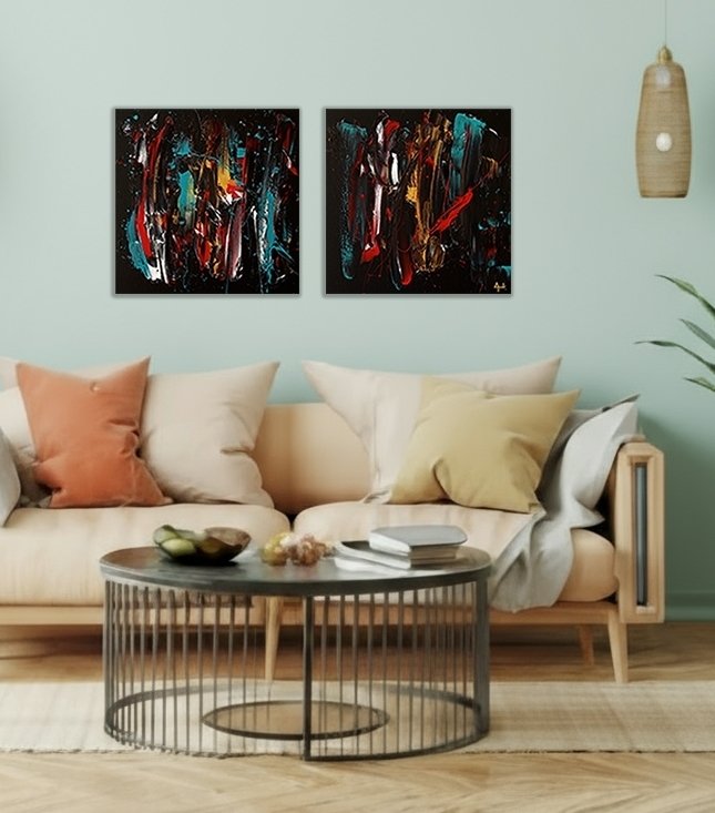 Omar Agrebi - • Ciò che resta del giorno • (Dittico - Unique work) #1.0