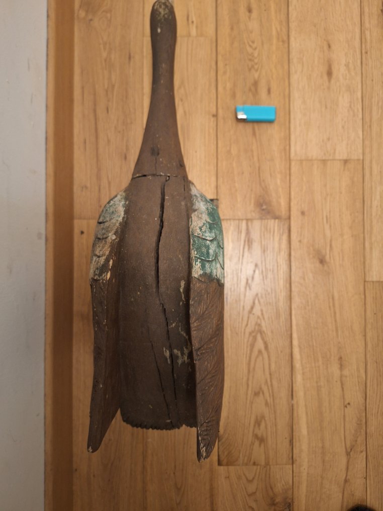 雕刻, Coincoin - 27 cm - 木 #1.0