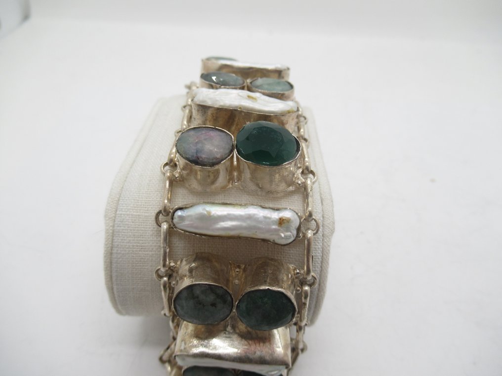 Οπάλιο - Ασημί - Βραχιόλι #1.0