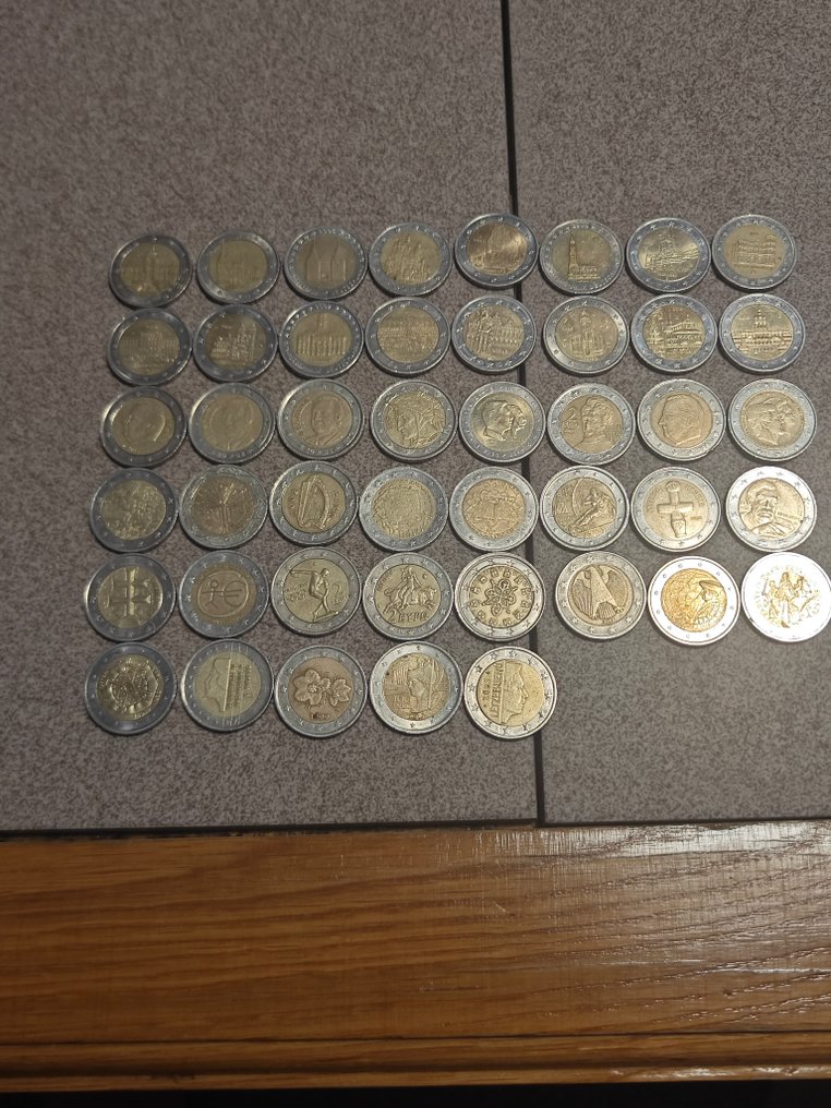 欧洲. 2 Euro 1999/2024 (45 coins)  (没有保留价) #1.0