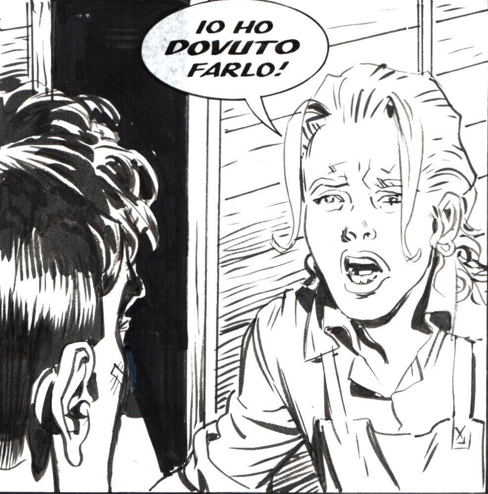 Bigliardo, Daniele - 1 Original page - Dylan Dog #316 - "Blacky" - 2012 #2.1