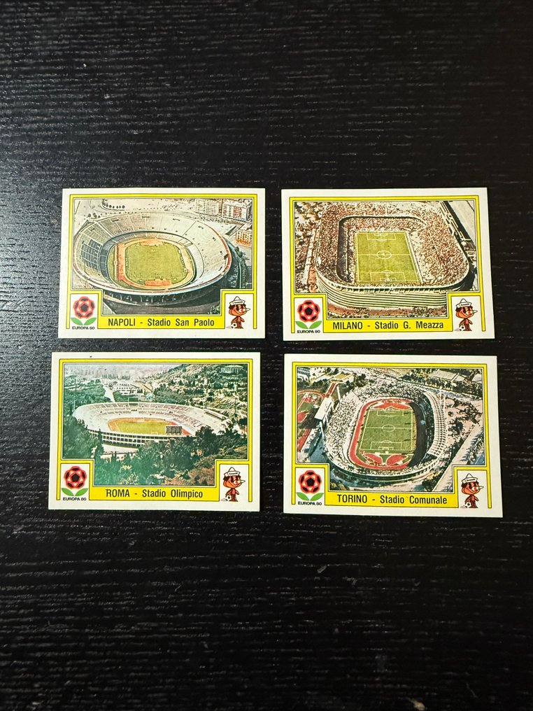 Panini Europa 80 Complete Set Stadium - 4 Sticker - Excelent (EX) #1.0