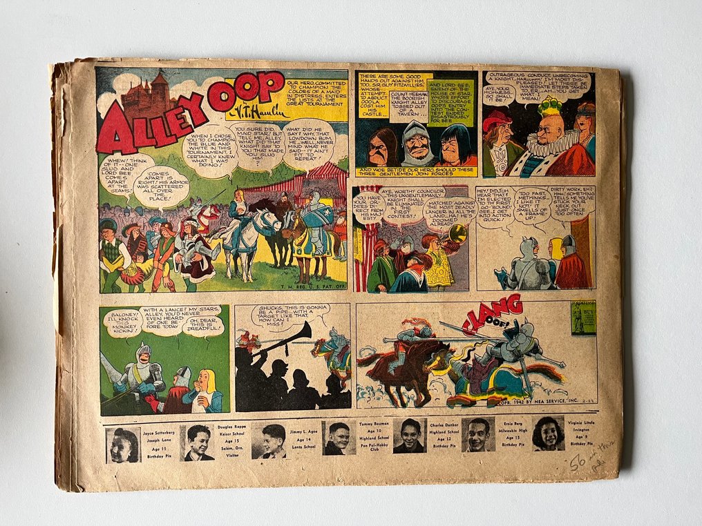 Alley Oop - Sappo by Segar (Popeye), Apple Mary and others - 350 Pagine e strisce di giornale - 1933/1948 #1.0