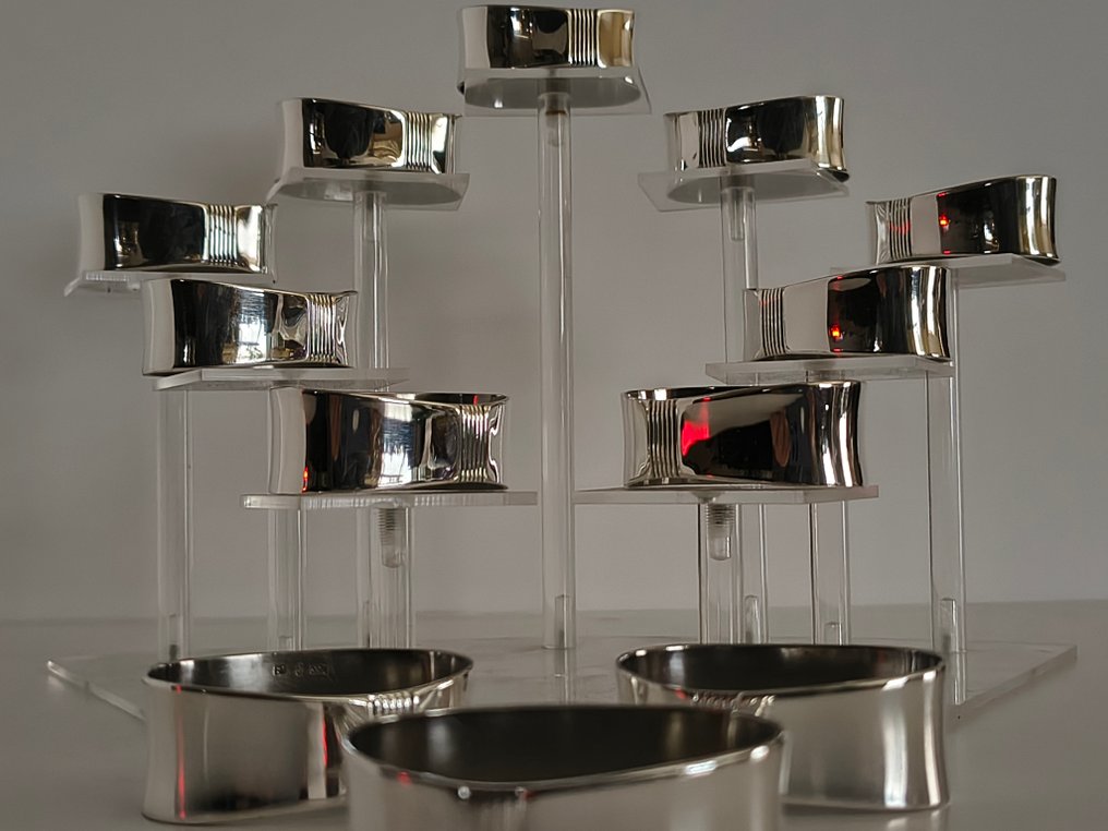 餐巾环 (12)  - 镀银 #4.3