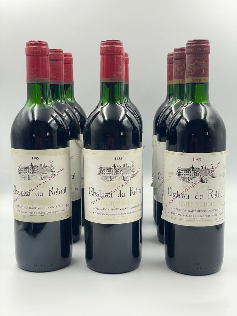 1985 Chateau du Retout - Haut-Médoc - 9 Φιάλη (0,75L) #1.0