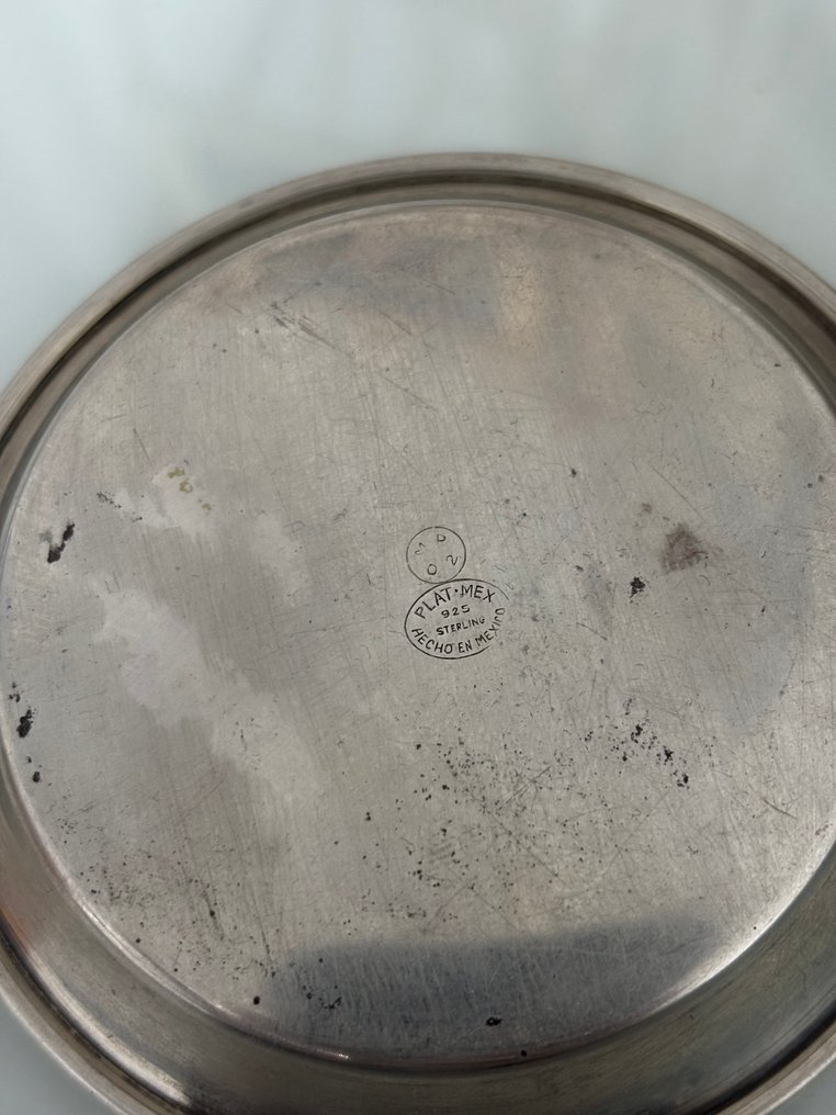 PLAT-MEX - Block carving/ Relief, Onza exclusiva artesanal del siglo XX - 8 mm - .925 silver #3.2