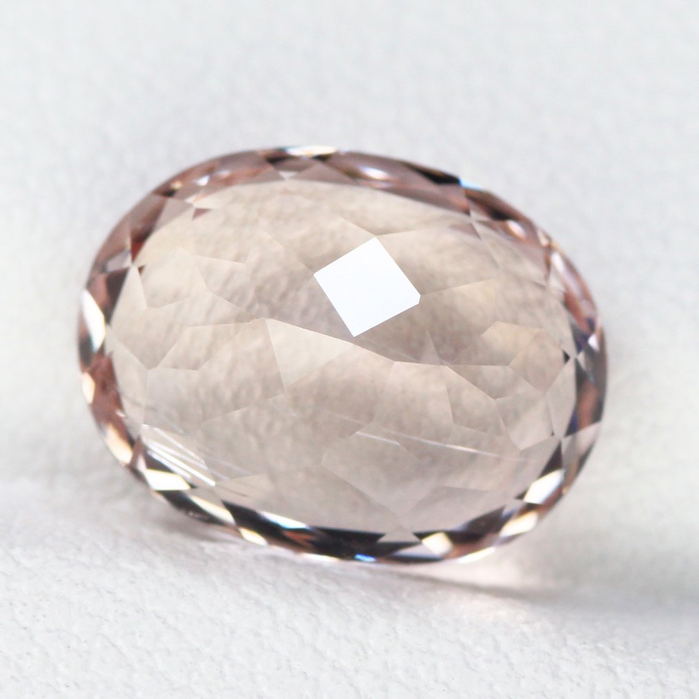 Nincs minimálár - 1 pcs Rózsaszín, Narancssárga Morganit - 3.99 ct - Nemzetközi Színes Drágakő Szövetség (ICA GemLab) - Nem melegített - Nem kezelt #4.3