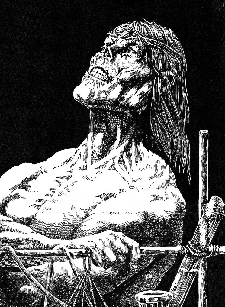 Joaquin Ramal - 1 Fine Art Print - Frankenstein (Inspired by Wrightson) - Embossed Edition #4.3