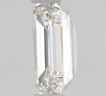 1 pcs Diamant (Naturlig) - 0.74 ct - Smaragd - H - VS1 - Gemologisk institutt i Amerika (GIA) #1.0