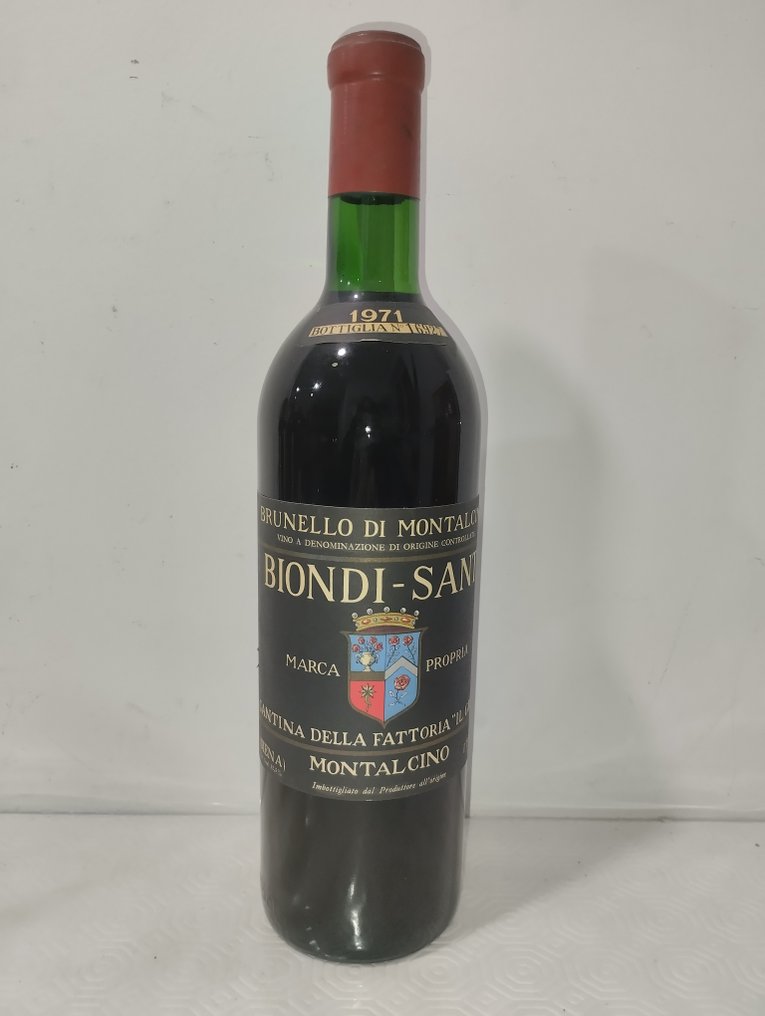 1971 Biondi Santi, Tenuta Greppo - Τοσκάνη - 1 Φιάλη (0,75L) #1.0
