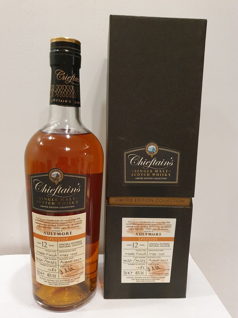 Aultmore 1997 12 years old Chieftain's - Ian MacLeod  - b. 2009  - 70 cl #1.0