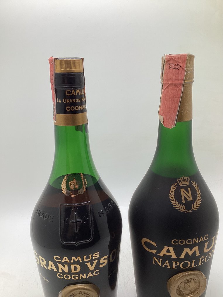 Camus - Napoléon + Grand VSOP - b. Lata 70. - 75cl - 2 buteleki #4.3