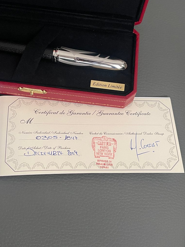 Cartier - Louis Cartier Logo - Zonder Minimumprijs - Vulpen #2.1