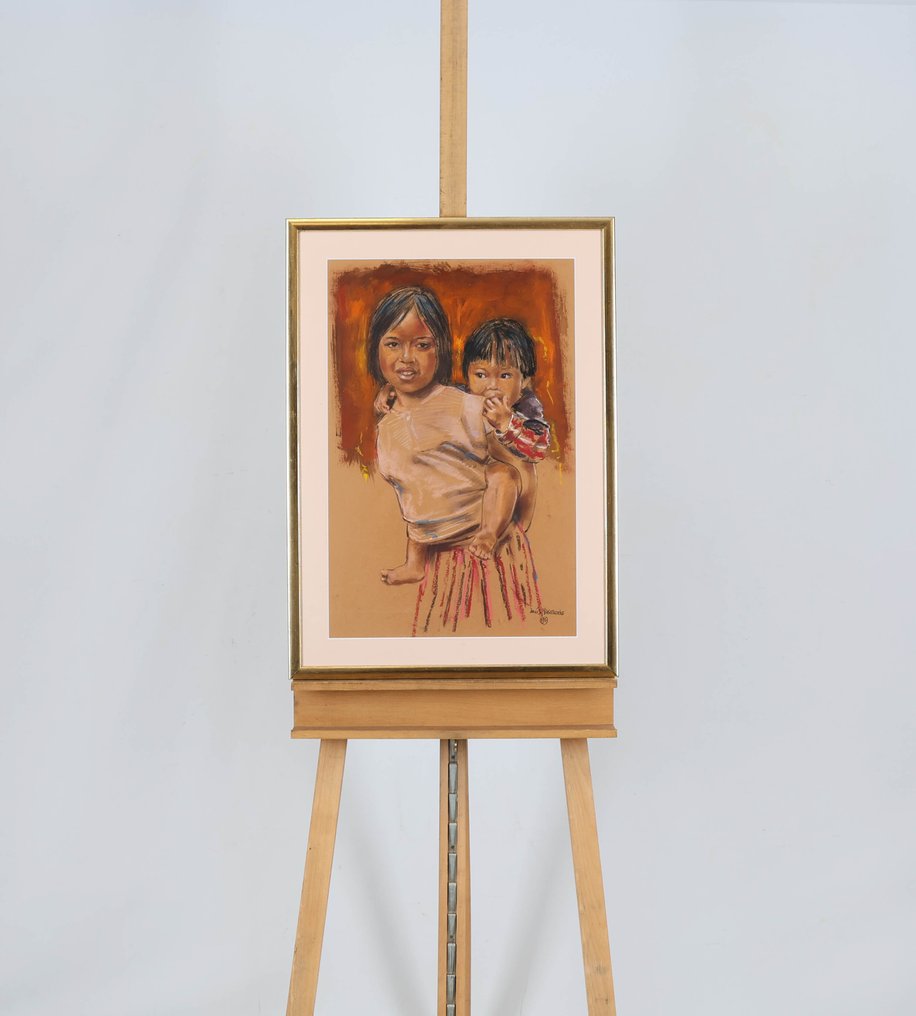 Louis Nagelkerke (1949) - Twee kinderen #1.0